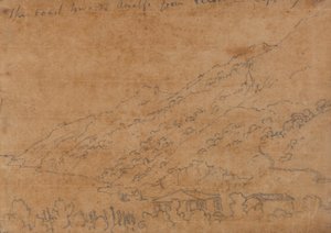 A part Amalfi felé Vietriből, szeptember 19 alkotó: John Robert Cozens