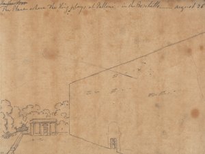 A hely, ahol a király játszik Palloniban alkotó: John Robert Cozens