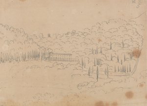 Kilátás a villára alkotó: John Robert Cozens