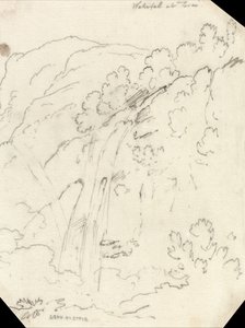 Vízesés Terninél alkotó: John Robert Cozens