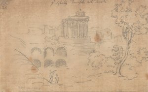 Ye Sybil temploma Tivoliban alkotó: John Robert Cozens