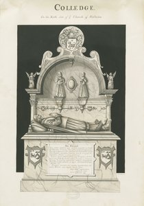 Colwich – Robert Wolseley sírja: szépia rajz, nd [c 1837]