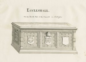 Eccleshall – Sampson püspök sírja: toll- és mosórajz, nd [19. század] (rajz) alkotó: John Robert Fernyhough
