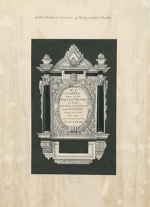 Ingestre templom – tábla Frances Chetwyndnek: festészet, és [19. század] (festmény) alkotó: John Robert Fernyhough