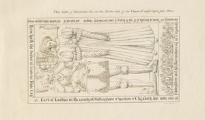 Standon templom – Ferenc Rózsa sírja: tollrajz, nd [XIX. század] alkotó: John Robert Fernyhough