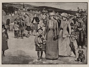 A nyírfajd-szezon megnyitója, Vasárnap reggel a Felvidéken alkotó: John Robertson Reid