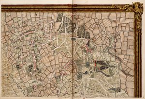 Hackney, Waltham és Wanstead térképe alkotó: John Rocque