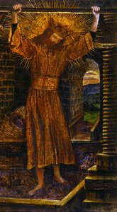 A borprés, 1860 körül (akvarell, gouache és aranyfesték, papír) alkotó: John Roddam Spencer Stanhope