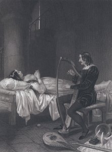 A malamoccói zenész (metszet)