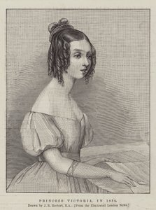Viktória hercegnő 1834-ben alkotó: John Rogers Herbert