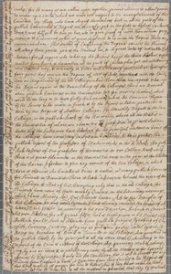 John Row, a St Andrews-i diák levele nagybátyjának 1691-ben alkotó: John Row