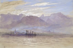 Tavaszi reggel, északkeleti széllel, Veveynél, 1849. május-június vagy 1869. május 1. alkotó: John Ruskin