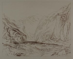 Homokhegyi jelenet alkotó: John Ruskin