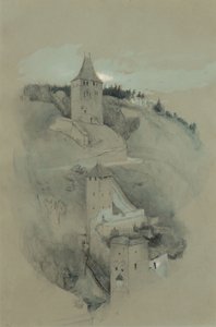 Fribourg tornyai, Svájc alkotó: John Ruskin