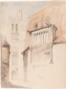 A Sens-i székesegyház tornya alkotó: John Ruskin