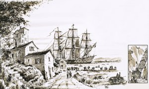 Languedoc lakói soha nem láttak nagy hajókat. alkotó: John S. Smith