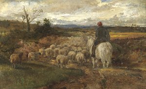 A Sussex Lane, 1872 (olaj, papír, vászonra fektetve)