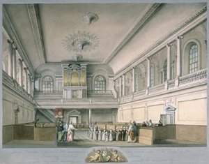 A Foundling Kórház kápolna nyugatra néz, 1773