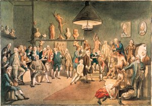 A londoni Királyi Akadémia akadémikusai, másolat Johann Zoffany (1733-1810) festményéről