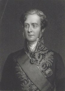 George Villiers, Clarendon 4. grófjának portréja 1800-1870.