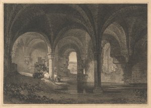 Kripta a Yorkshire-i Kirkstall Abbeyben alkotó: John Scott