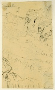 „Cars of the Orne”, 1817-22 körül (grafit papíron) alkotó: John Sell Cotman