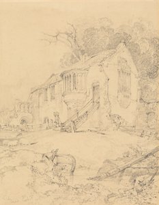 Castle Acre Priory, Norfolk alkotó: John Sell Cotman