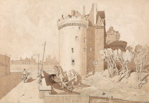 Alencon kastélya alkotó: John Sell Cotman
