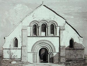 LEry temploma, Pont de LArche közelében, 1820-ban jelent meg alkotó: John Sell Cotman