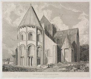 Szent Miklós-templom, Caen. alkotó: John Sell Cotman