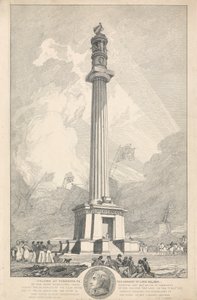 Oszlop Yarmouthban Lord Nelson emlékére alkotó: John Sell Cotman