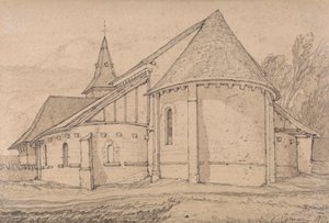 East End of the Abbey Church of St. Paul Rouen, Normandia alkotó: John Sell Cotman