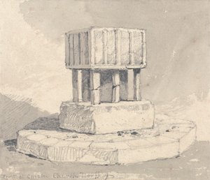 Betűtípus a norfolki Caister templomban alkotó: John Sell Cotman