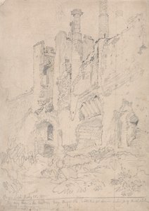 Framlingham kastély, Suffolk: A romos belső tér része alkotó: John Sell Cotman