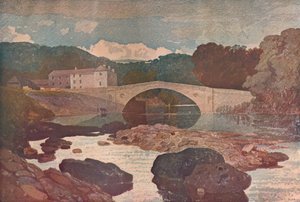 Gréta híd, 1807, 1911 alkotó: John Sell Cotman