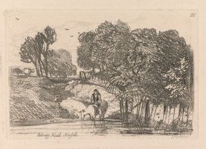Liber Studiorum: Plate 20, Felbrigg Heath, Norfolk alkotó: John Sell Cotman