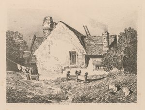 Liber Studiorum: Plate 39, View at Ashdted, Surrey alkotó: John Sell Cotman