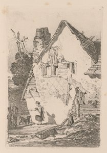 Liber Studiorum: Plate 40, Lakenham, Norwich közelében alkotó: John Sell Cotman