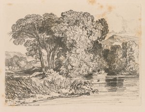 Liber Studiorum: 4. tábla, Kilátás a Yare-ra, Norfolk, 1838. alkotó: John Sell Cotman