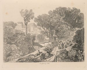 Liber Studiorum: 6. tábla, Midas ítélete, 1838 alkotó: John Sell Cotman