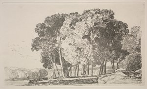 Tanulmányok könyve: Twickenham, 1838 alkotó: John Sell Cotman