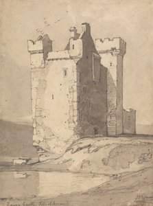 Loch Ranza kastély, Arran-sziget, Skócia alkotó: John Sell Cotman