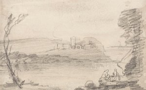 Rom a tavon, Richard Wilson módjára alkotó: John Sell Cotman