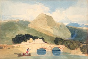 Tan-y-Bwlch (akvarell papíron) alkotó: John Sell Cotman