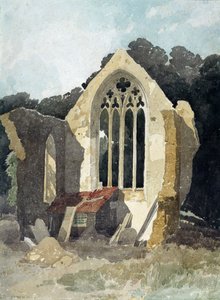A walsinghami kolostor refektóriuma (akvarell papíron) alkotó: John Sell Cotman