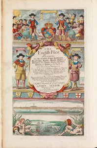 Az angol révész első könyve: az északi hajózás leírása, 1671 körül (papír) alkotó: John Seller