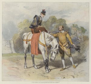 Denise szíve (chromolitho) alkotó: John Seymour Lucas
