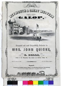 Weymouth és a Great Western Galop, 1870 körül (litográfia, papír) alkotó: John Sherren