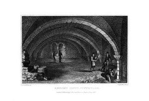 Ősi kripta, Southwark, 1830.