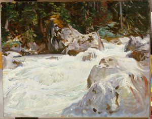 Torrent Norvégiában, 1901 alkotó: John Singer Sargent